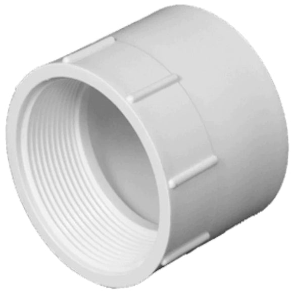 Charlotte Pipe 2 In. Hub X 2 In. Fpt Schedule 40 Dwv Pvc Adapter (2