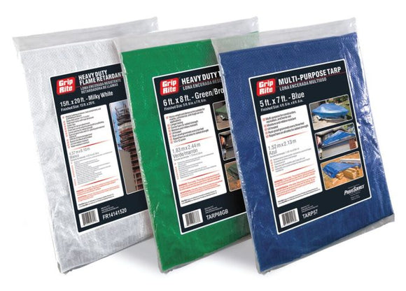 Grip-Rite® Heavy Duty Tarps