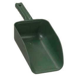 Poly Hand Scoop, Green, 1-Qt.