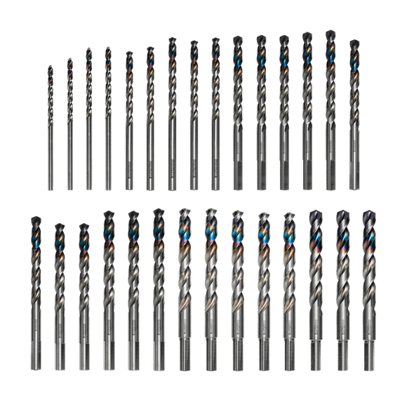 Diablo 29 pc Metal Demon™ Drill Bits Set for Mild Hardened and Stainless Steels (29 Pc Set)