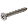 Hillman Group Stainless Pan-Head Phillips Sheet Metal Screws