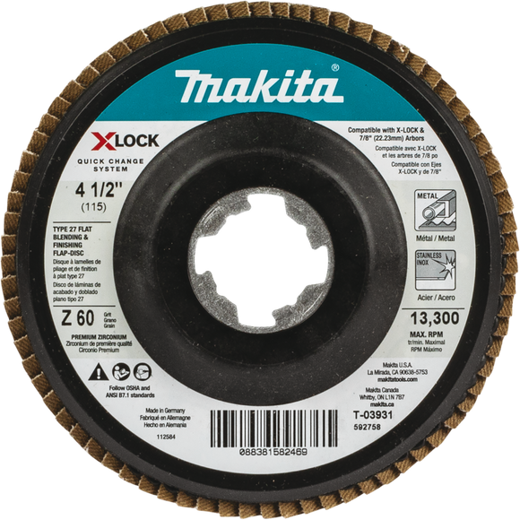 Makita X‑LOCK 4‑1/2