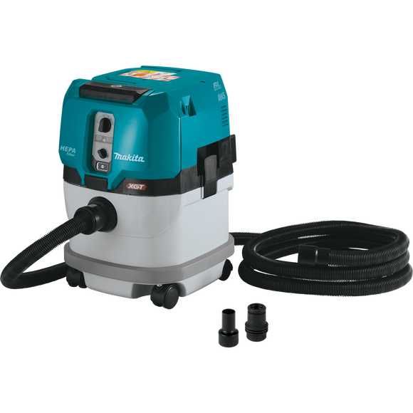 Makita 40V max XGT® Brushless Cordless 4 Gallon HEPA Filter Dry Dust Extractor, AWS® Capable, Tool Only