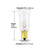 Feit Electric 40W Soft White (2700K) E17 Base T7 Clear Dimmable Incandescent Sign and Appliance Light Bulb (40 watt - 1 pk)