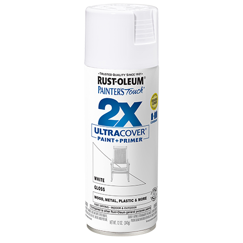 Rust-Oleum Painter's Touch® 2X Ultra Cover® Gloss Spray Paint (12 oz. Spray, Gloss Dark Gray)