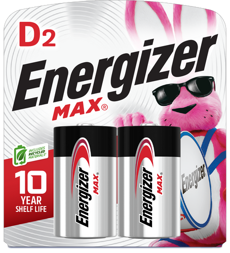 Energizer MAX® D Alkaline Batteries