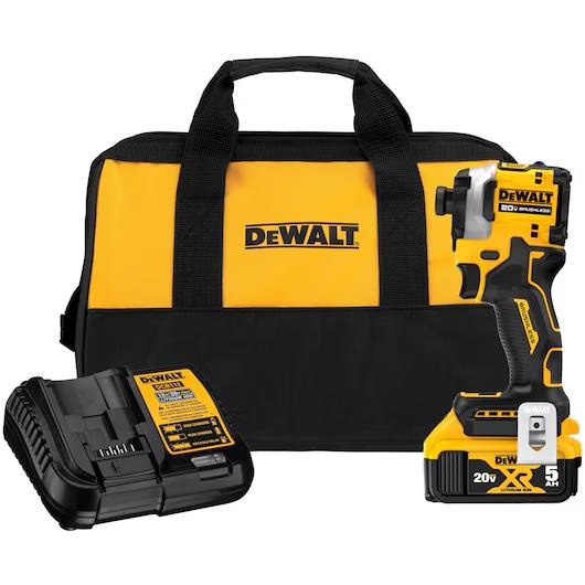 Dewalt DCF850P1 20V MAX* ATOMIC™ Brushless Cordless 3-Speed  Impact Driver Kit