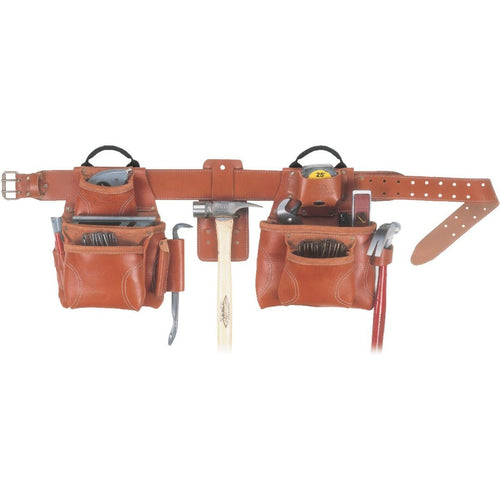 CLC Pro-Framer's 17-Pocket Leather Carpenter Apron (14-Piece)