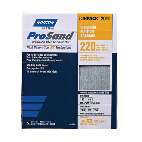 Norton ProSand Premium Sanding Sheets (9