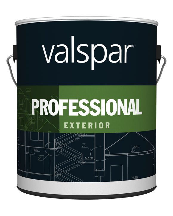 Valspar® Professional Exterior Paint 1 Gallon Satin Hi-Hide White (1 Gallon, Satin Hi-Hide White)