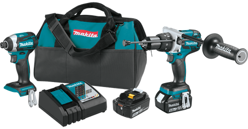 Makita 18V LXT® Lithium‑Ion Brushless Cordless 2‑Pc. Combo Kit (5.0Ah)