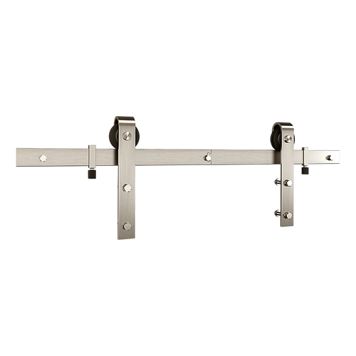 National Hardware Classic Interior Barn Door Kit 72, Satin Nickel (72, Satin Nickel)