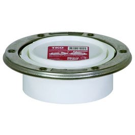 PVC Hub Closet Flange, 4-In.