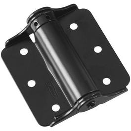 Adjustable Spring Hinge, Black, 2-Pk.