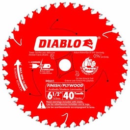 Circular Saw Blade, 40-Tooth, 6.5-In.