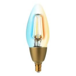 LED Wi-Fi Smart Light Bulb, B10, 400 Lumens, 4.5-Watts