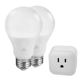 LED Wi-Fi Smart Bulb Starter Kit Combo Pack, A19, White