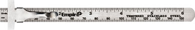 Empire Level 6 in. Stainless Steel Pocket Ruler