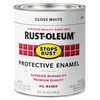 Rust-Oleum® Protective Enamel Brush-On Paint Gloss White (32 Oz, Gloss White)