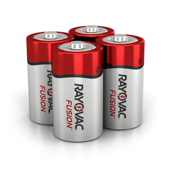 Rayovac C FUSION™ Advanced Alkaline Batteries C 4pack (C4)