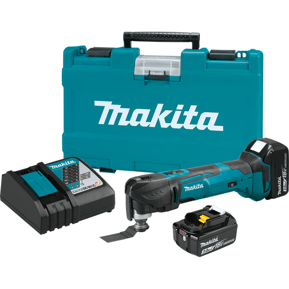 Makita 18V LXT® Lithium‑Ion Cordless Oscillating Multi‑Tool Kit (3.0Ah)