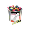 ALLWAY TOOLS (K13-50) 13-POINT 9MM SNAP OFF KNIFE, 50/BUCKET, NEON, BAGGED