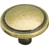 Amerock Allison Burnished Brass Harmony 1-3/16 In. Cabinet Knob