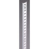 Knape & Vogt 255 Series 36 In. Zinc-Plated Steel Mortise-Mount Pilaster Shelf Standard