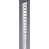 Knape & Vogt 255 Series 48 In. Zinc-Plated Steel Mortise-Mount Pilaster Shelf Standard