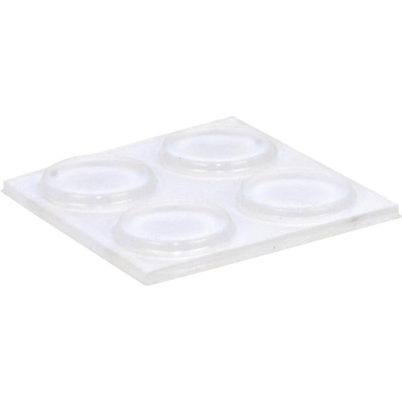 Magic Sliders 1/2 In. Round Clear Furniture Bumpers,(18-Count)