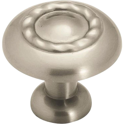 Amerock Inspirations Satin Nickel 1-1/4 In. Cabinet Knob