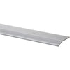 M-D Satin Silver Fluted 2 In. x 6 Ft. Aluminum Carpet Trim Bar, Extra Wide