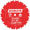 Diablo 5-1/2 In. 18-Tooth Fast Framing Circular Saw Blade with Bushings