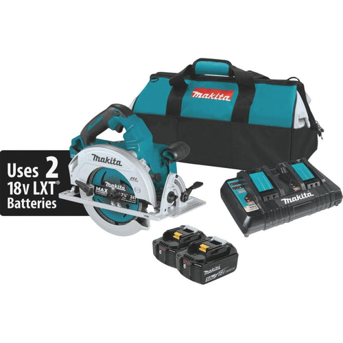 Makita 18 Volt X2 LXT Lithium-Ion Brushless 7-1/4 In. Cordless Circular Saw Kit