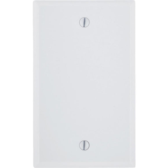 Leviton 1-Gang Standard Thermoset Blank Wall Plate, White