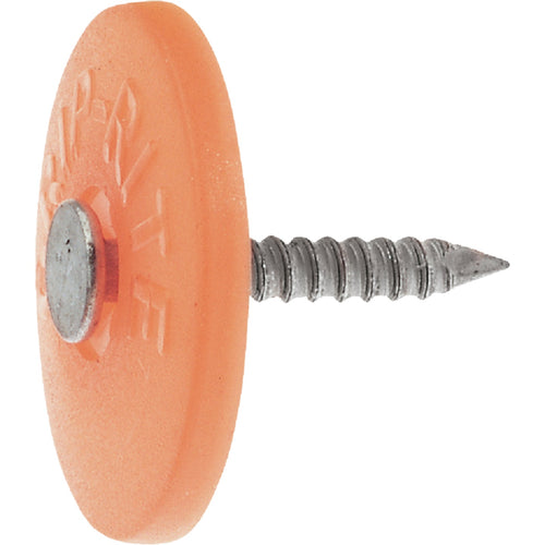 Grip-Rite 1-1/2 In. 12 ga Electrogalvanized Cap Nails (2000 Ct., 8 Lb.)