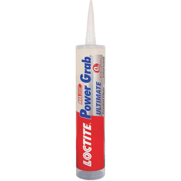 LOCTITE Power Grab 9 Oz. Crystal Clear Ultimate Construction Adhesive