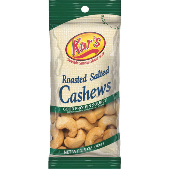 Kar's 1.5 Oz. Salted Cashew Nuts