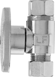 Plumb Pak Quarter Turn Repair Valve,  3/8-in, 3/8 x 3/8, Chrome