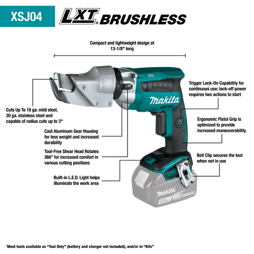 Makita 36V (18V X2) LXT® Brushless 10 Dual‑Bevel Sliding Compound Miter Saw with Laser Kit (4.0Ah)