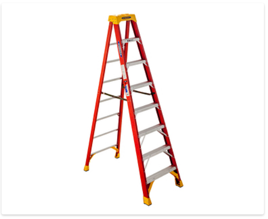 Werner Fiberglass Step Ladder (8ft)