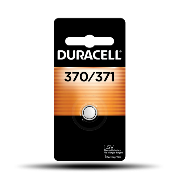 Duracell 370/371 Silver Oxide Button Battery (1Pk)