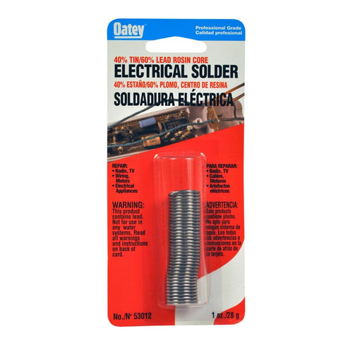 Oatey® 1 oz. 40/60 Rosin Core Solder