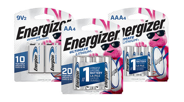 Energizer Ultimate outlet Lithium 9V2