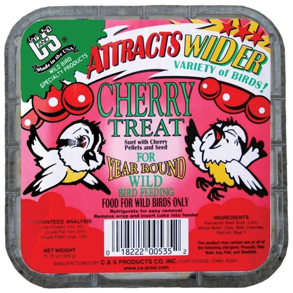 C&S Cherry Treat Suet (11.75 oz)